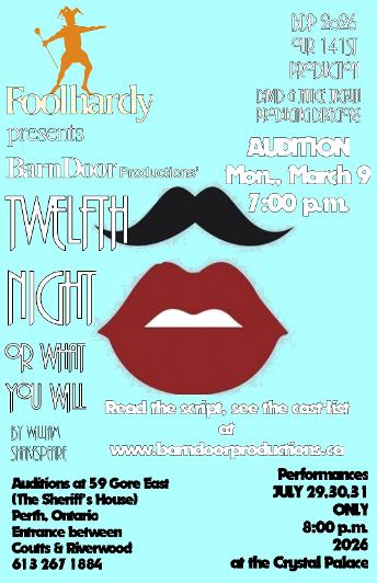 Twelfth Night 2026 poster
