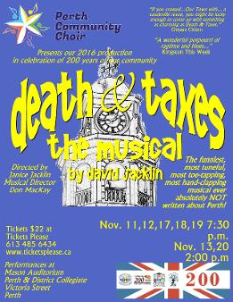 Death & Taxes, PCC, Fall 2016
