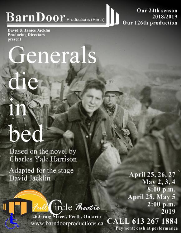 Generals Die In Bed Poster